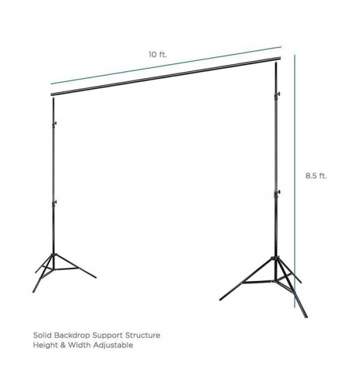 Stand Background 1 Bar Telescope 2X3M